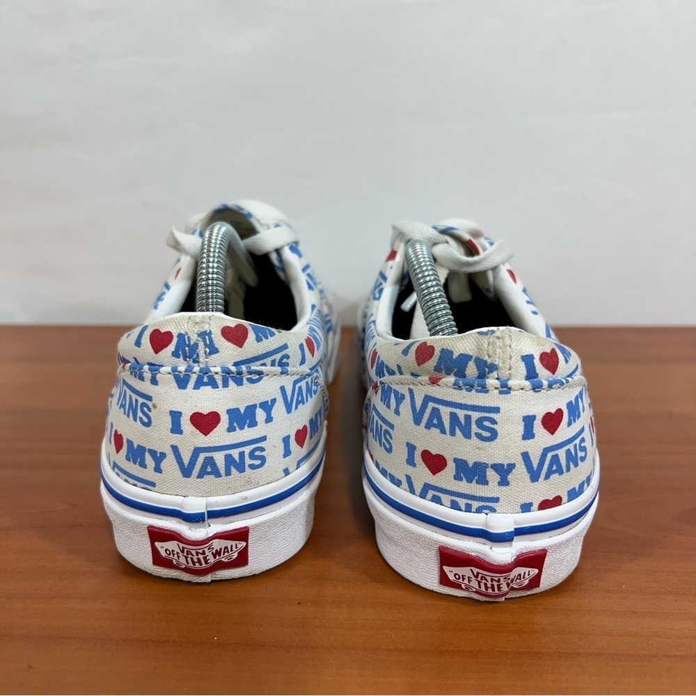 VANS Unisex Authentic I Love My Vans Slip On Canvas Shoe Size 8 or 6.5 #578 - Picture 4 of 8